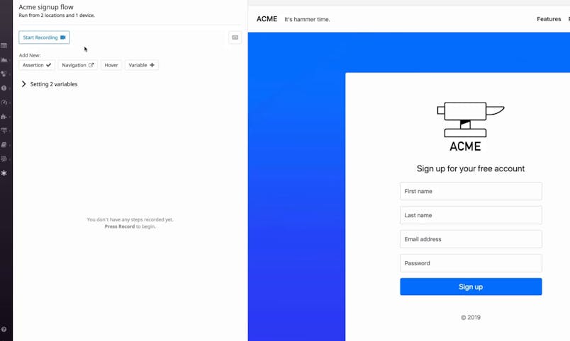 Synthetic Monitoring