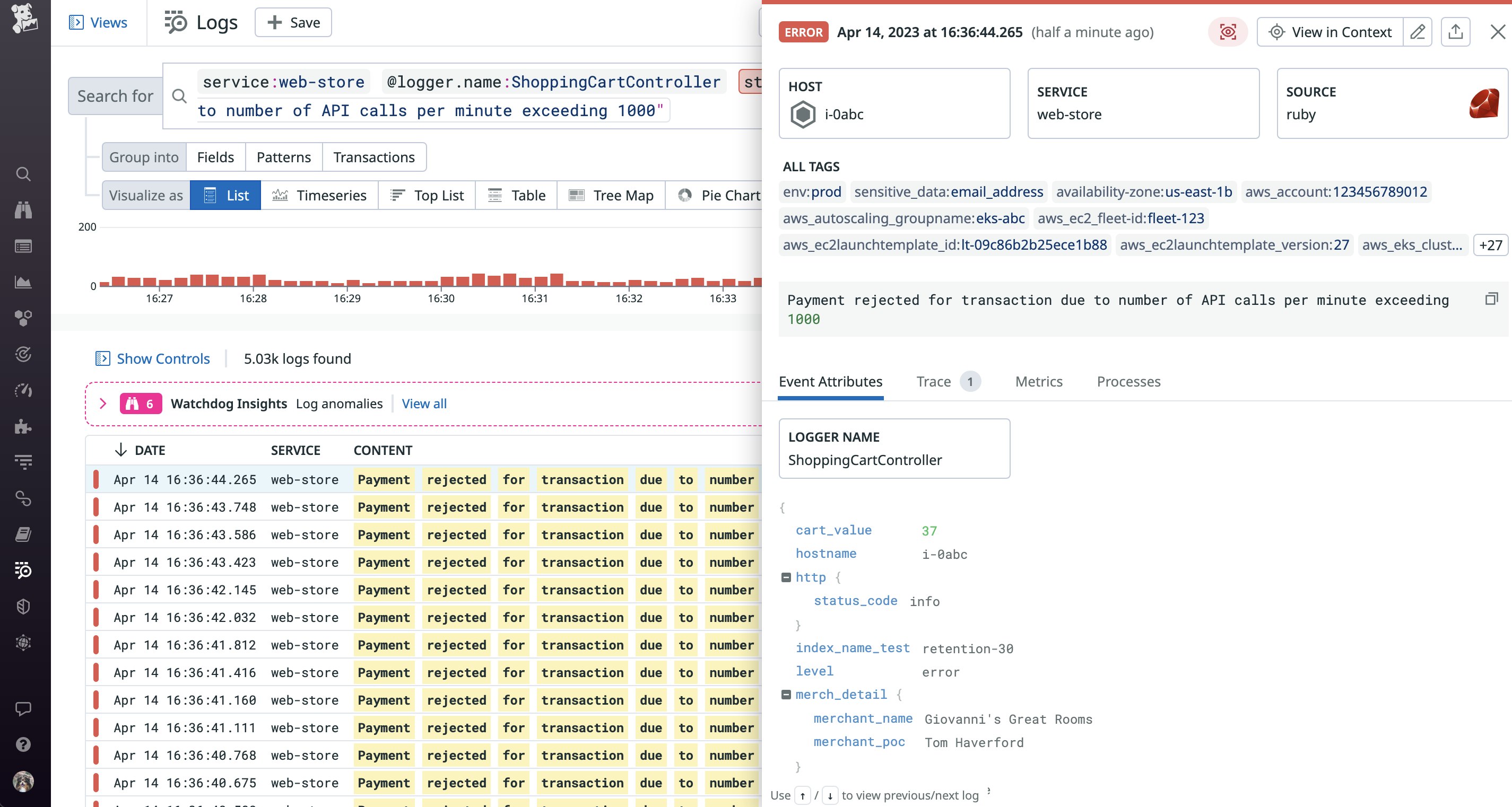 Troubleshoot logs with Reference Tables Troubleshoot logs with Reference Tables