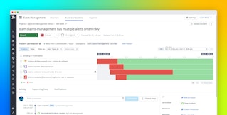 Automatically group events and reduce noise with AI-powered Intelligent Correlation Automatically group events and reduce noise with AI-powered Intelligent Correlation