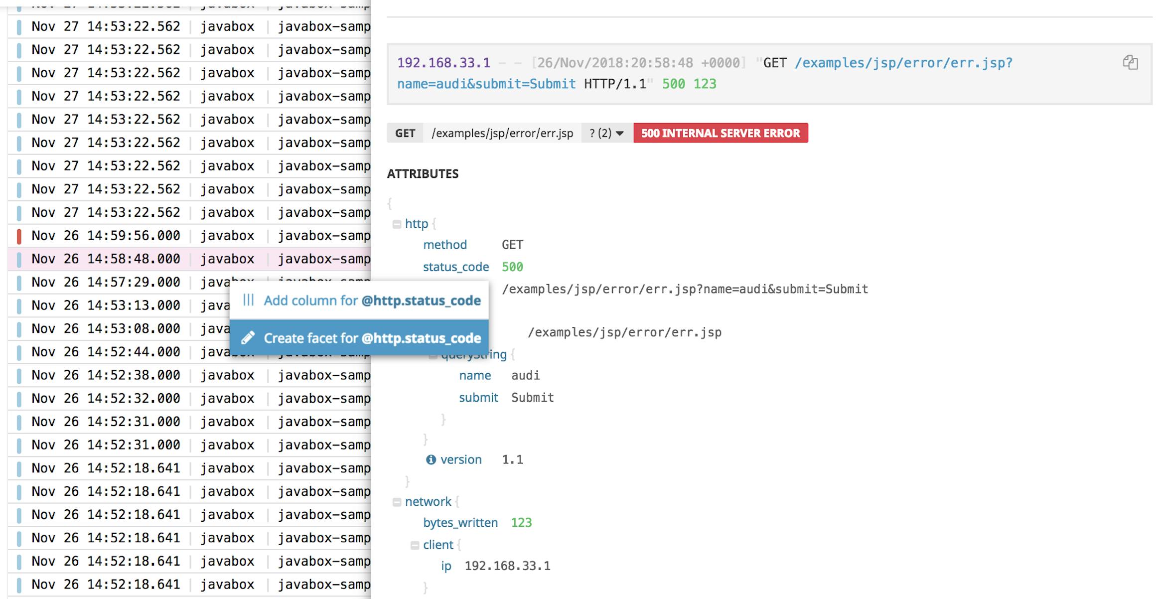 Analyzing Tomcat logs and metrics with Datadog | Datadog
