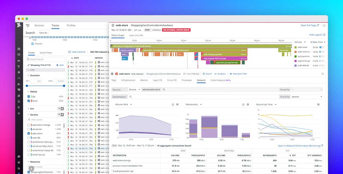 Debug Application Issues With APM and Network Performance