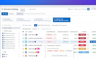 Gain visibility into risks, vulnerabilities, and attacks with APM Security View