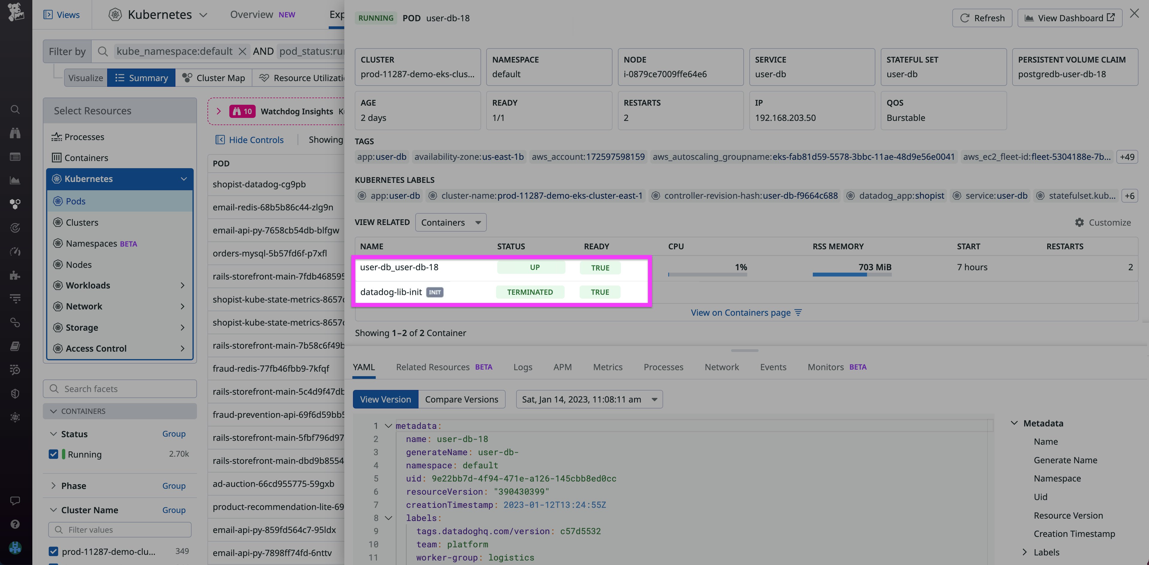 Verify that library injection was successful with the init container Verify that library injection was successful with the init container