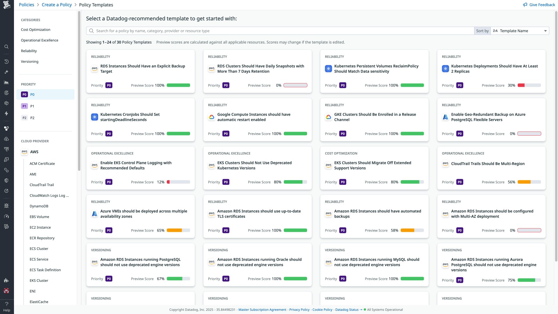 Out-of-the-box policies so teams can quickly begin evaluating their environment. Out-of-the-box policies so teams can quickly begin evaluating their environment.