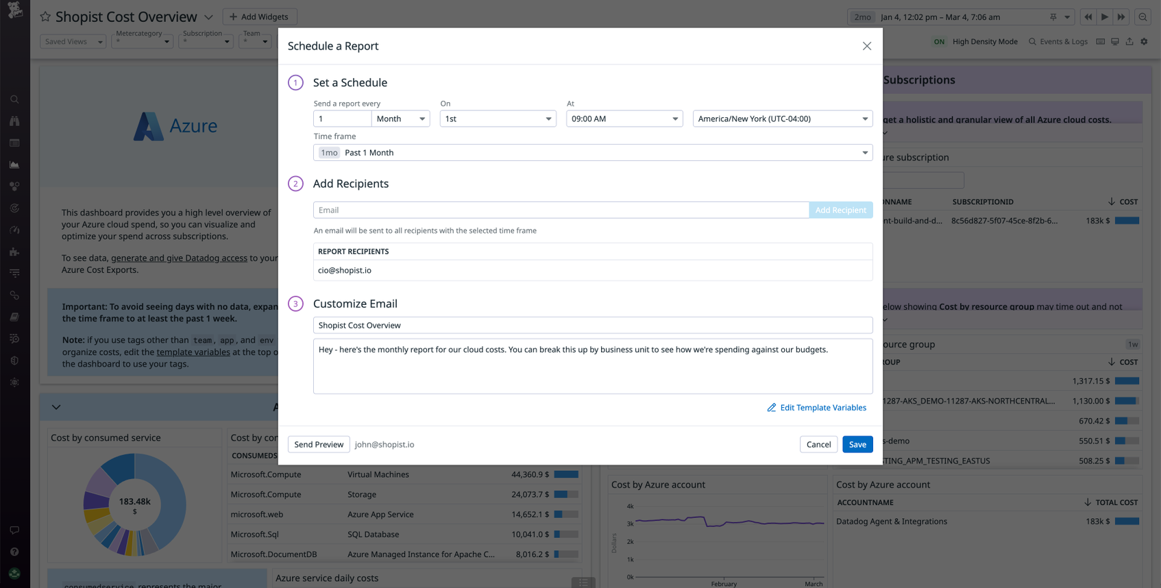 Avoid Azure Migration Cost Overruns With Datadog Cloud Cost Management ...
