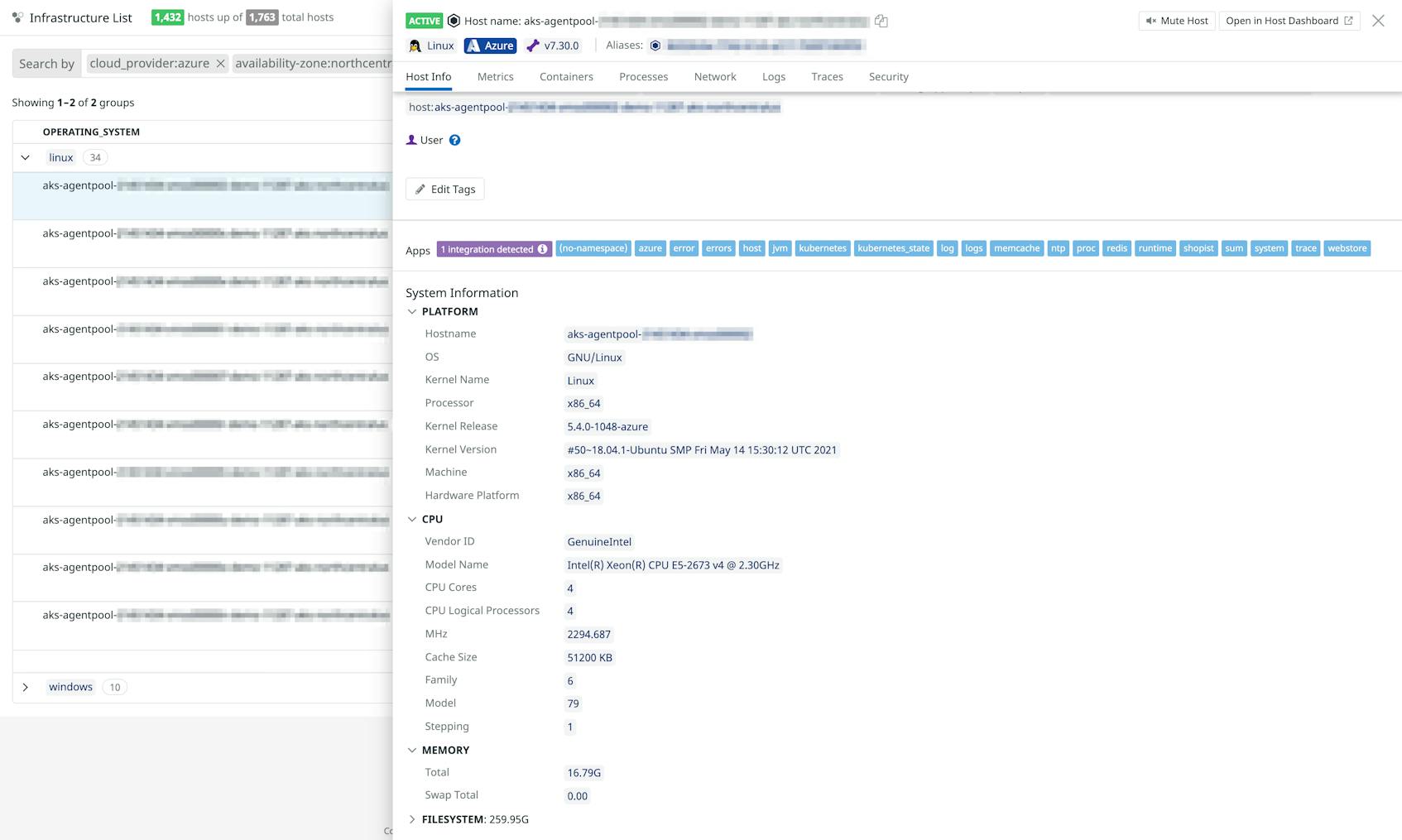 Monitor Azure Government With Datadog | Datadog