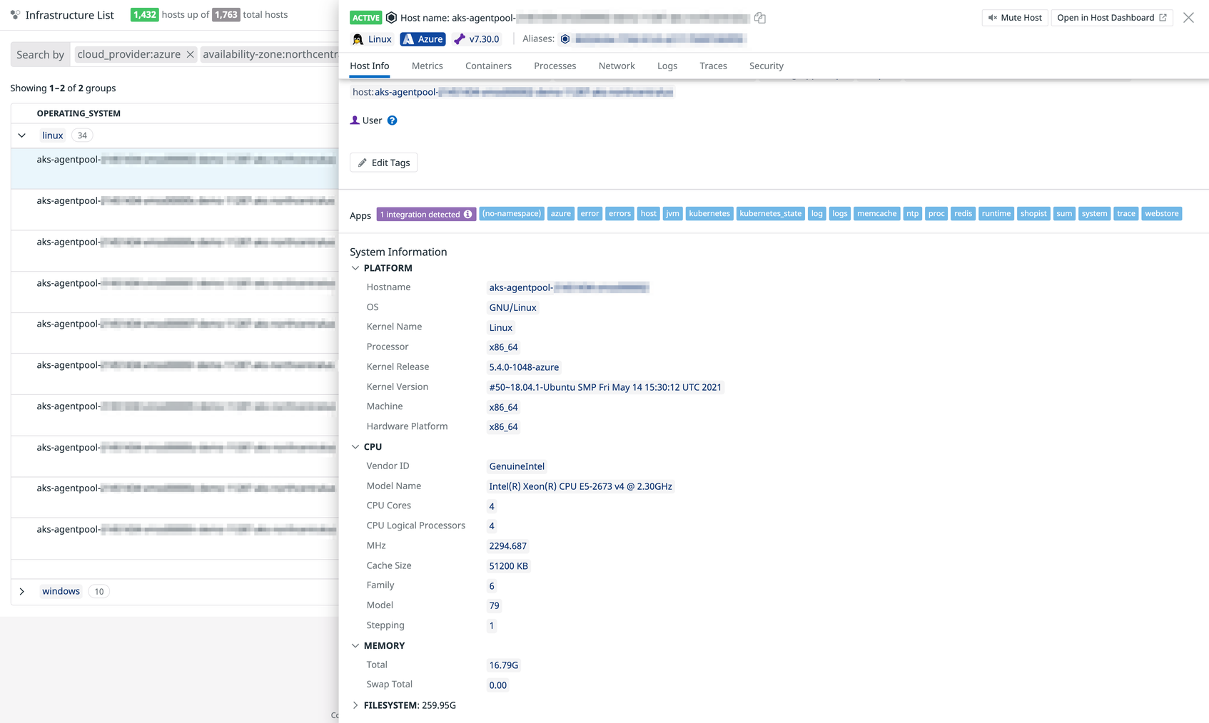 Monitor Azure Government With Datadog Datadog