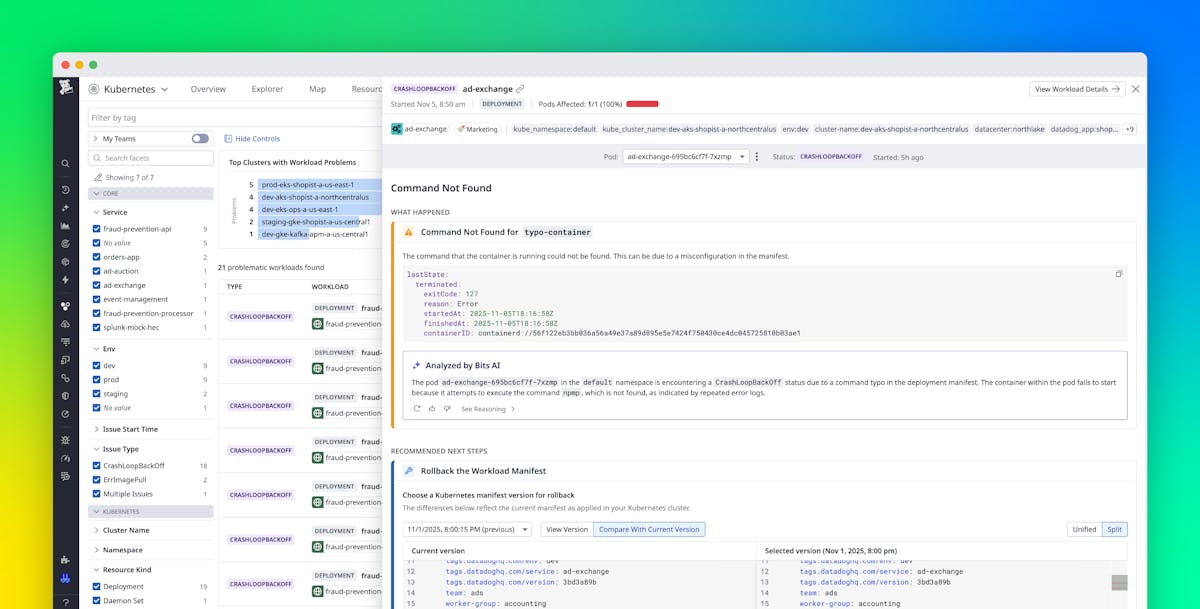 Troubleshoot and resolve Kubernetes issues with AI-powered guided remediation