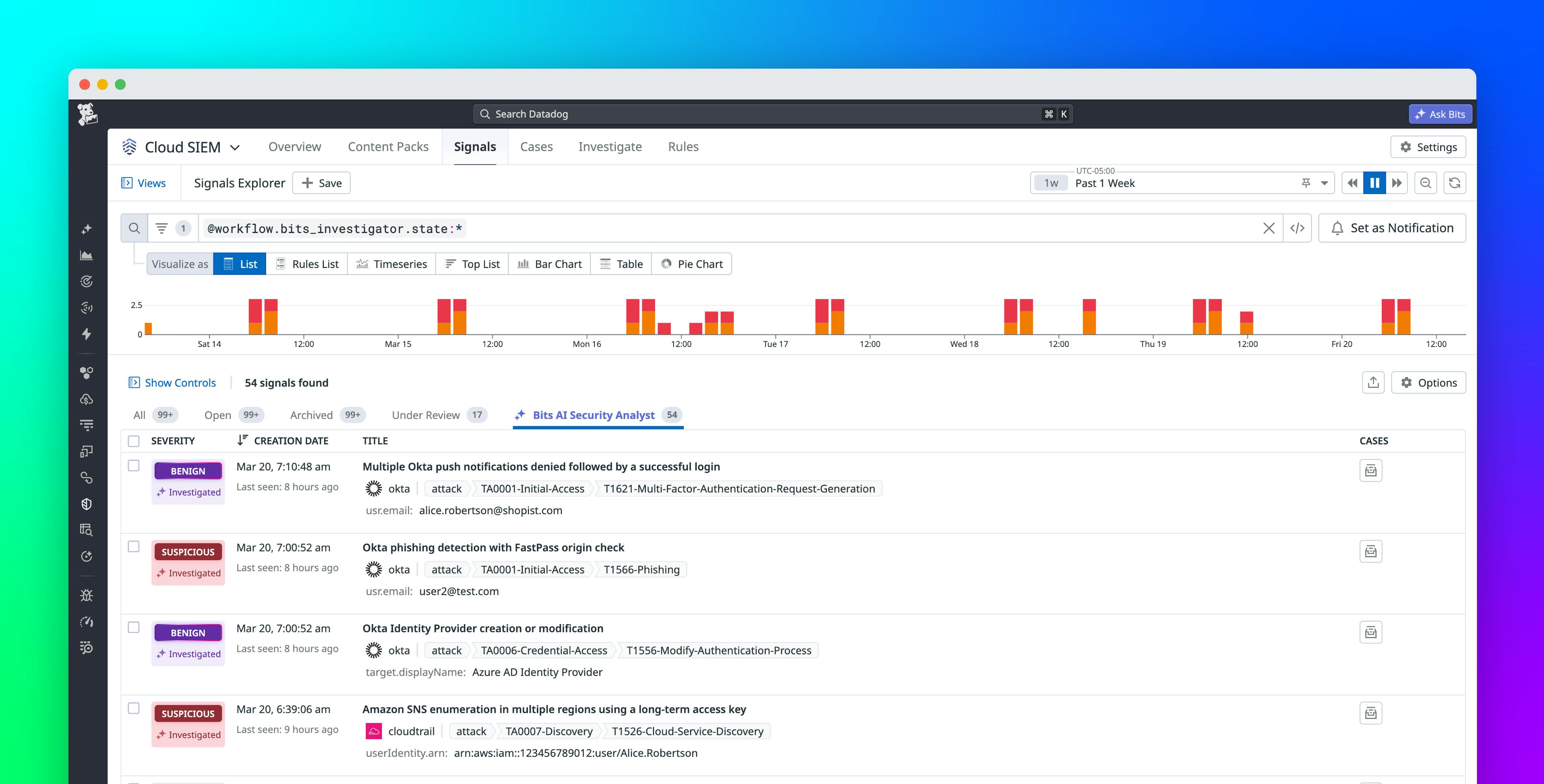 Automate Cloud SIEM investigations with Bits AI Security Analyst