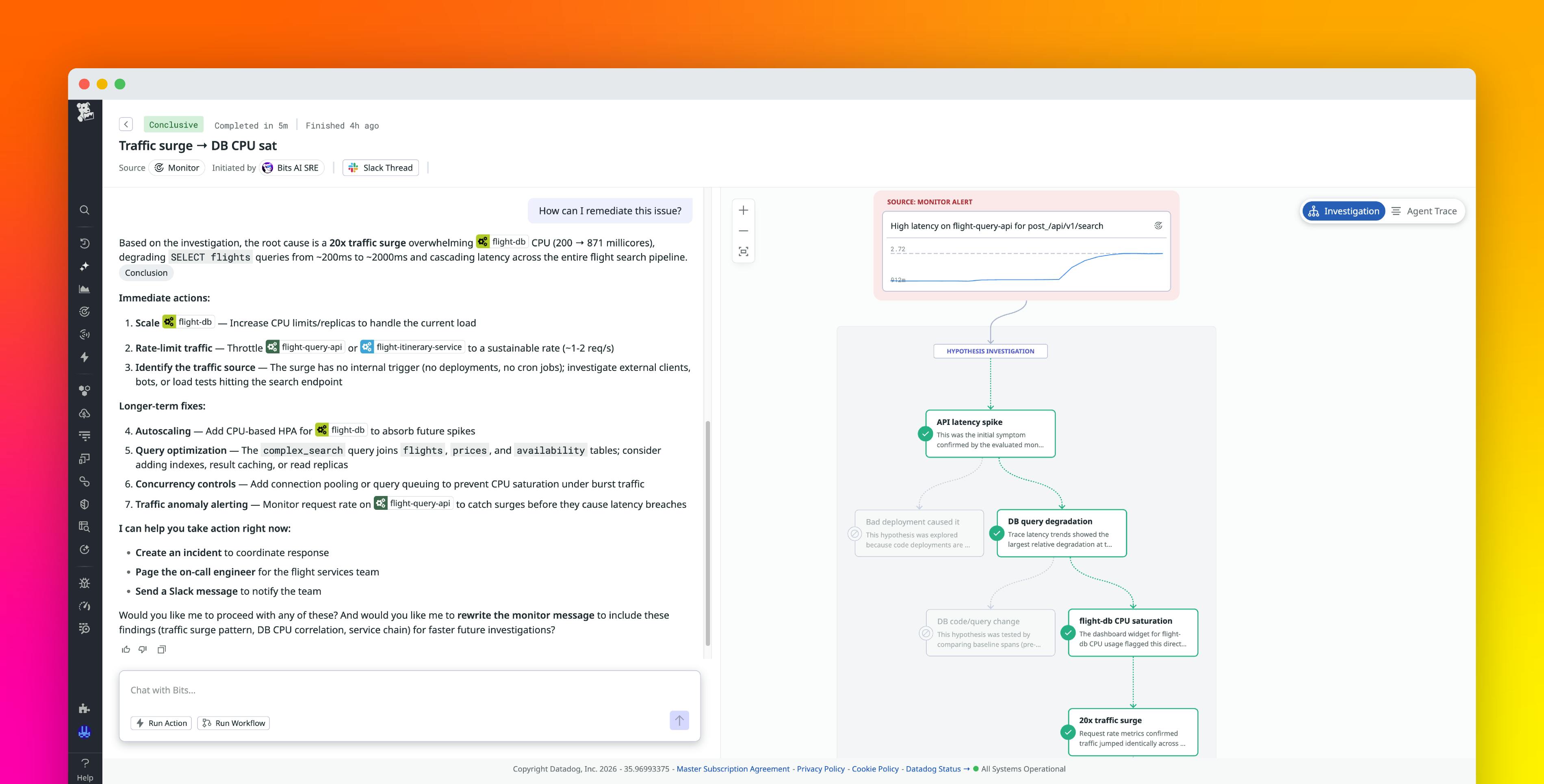 Meet the new Bits AI SRE: Deeper reasoning, twice as fast