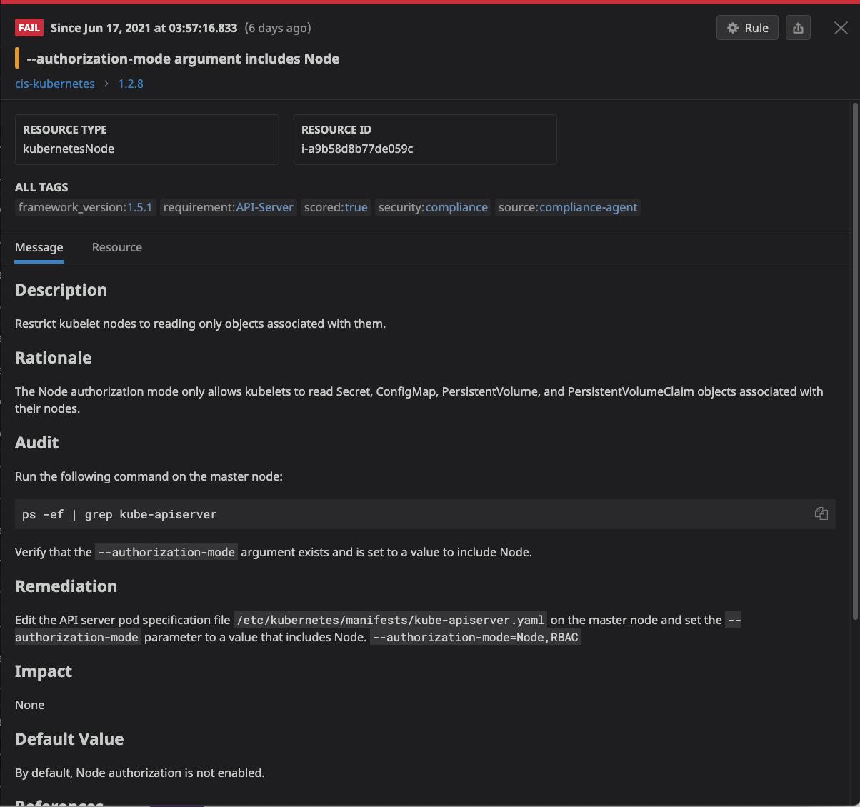 You can track your container and Kubernetes misconfigurations in the Security Explorer.