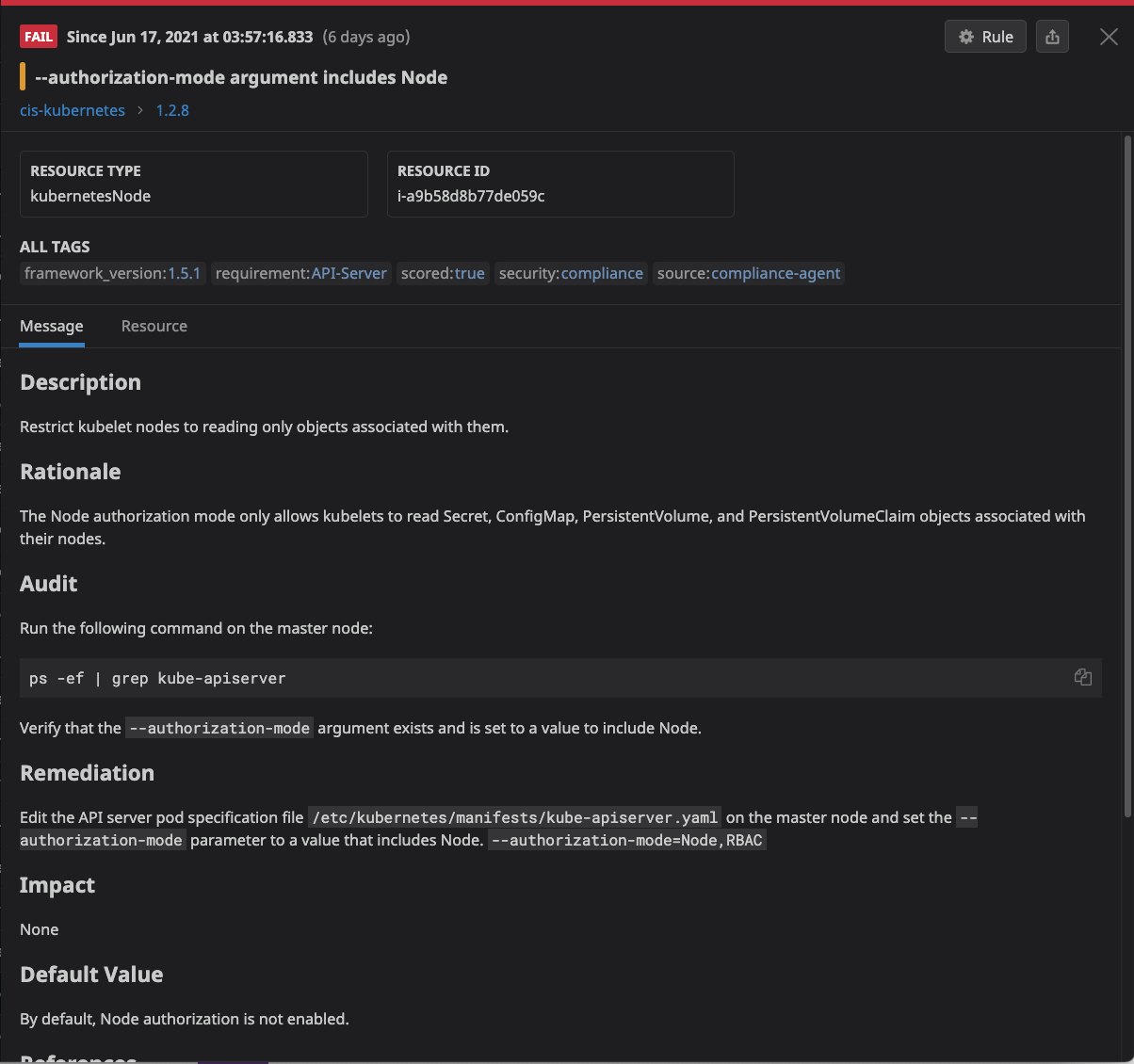 You can track your container and Kubernetes misconfigurations in the Security Explorer. You can track your container and Kubernetes misconfigurations in the Security Explorer.