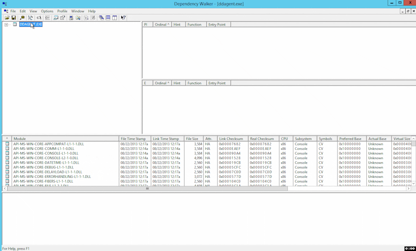 Walk through dependencies interactively with Process Explorer