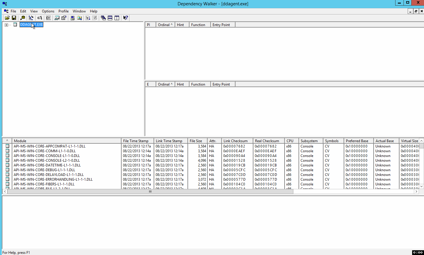 Walk through dependencies interactively with Process Explorer