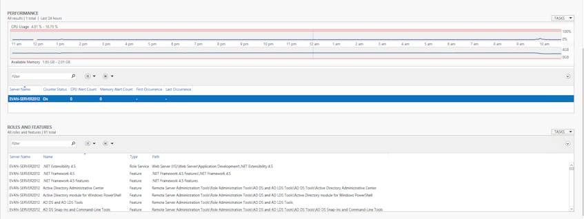 Windows Server manager