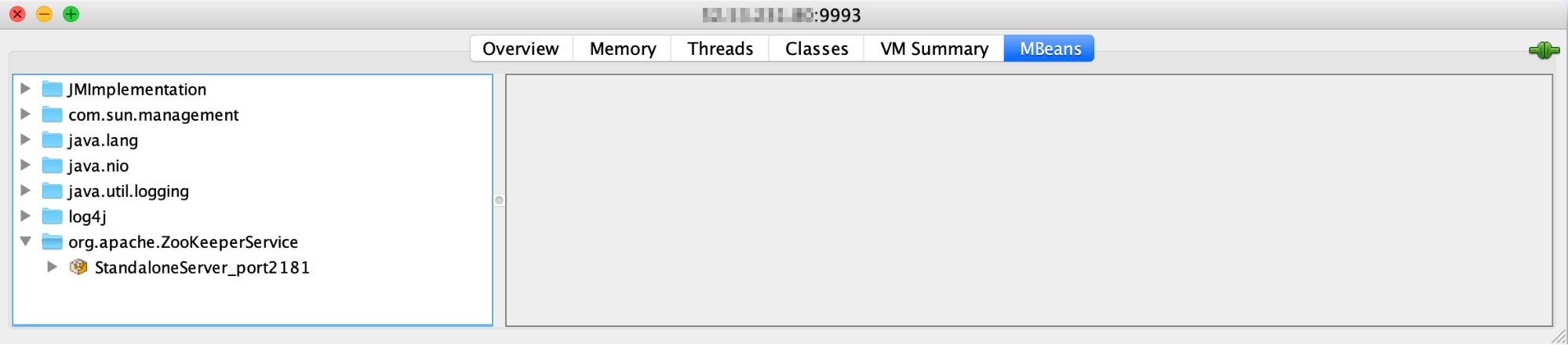 A screenshot shows JConsole connected to ZooKeeper, showing the MBeans tab. A screenshot shows JConsole connected to ZooKeeper, showing the MBeans tab.