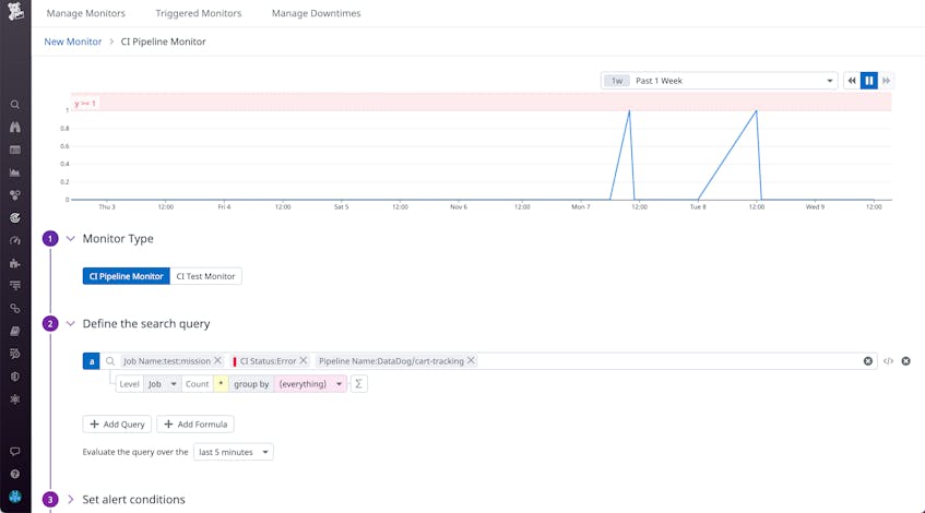 Configure Pipeline Alerts With Datadog CI Monitors | Datadog