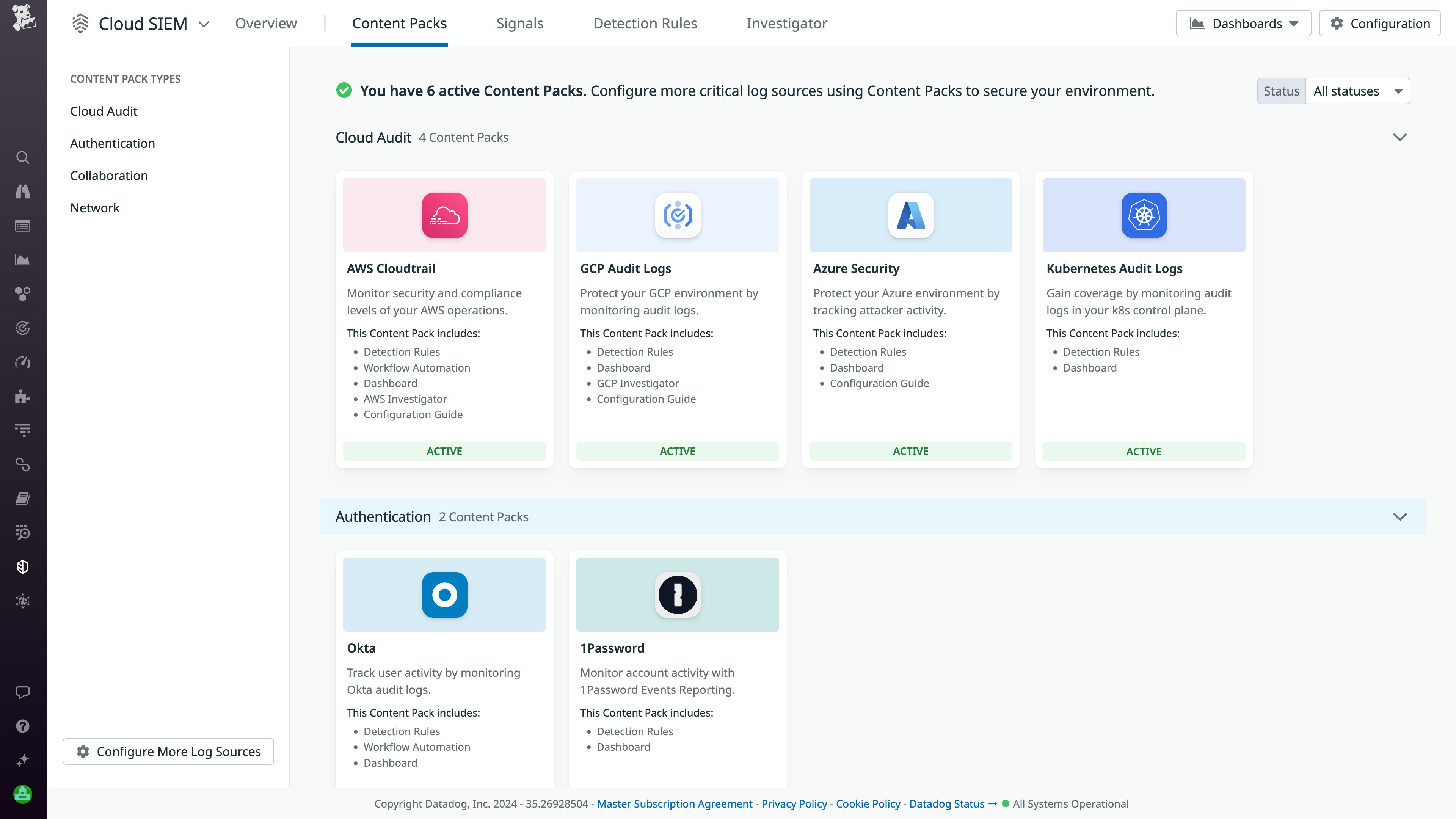 Content Packs gallery Content Packs gallery
