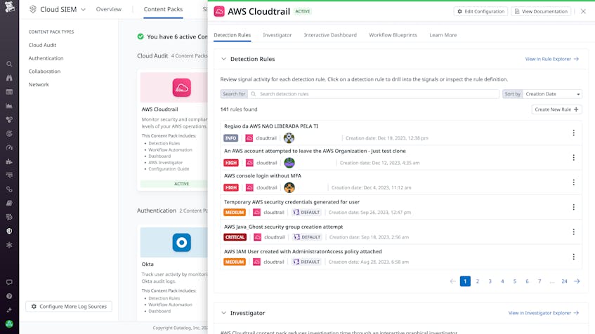 Easily Ingest and Monitor Security Logs With Cloud SIEM Content Packs ...