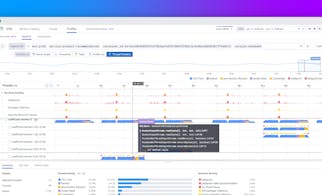 Diagnose runtime and code inefficiencies in production by using Continuous Profiler's timeline view