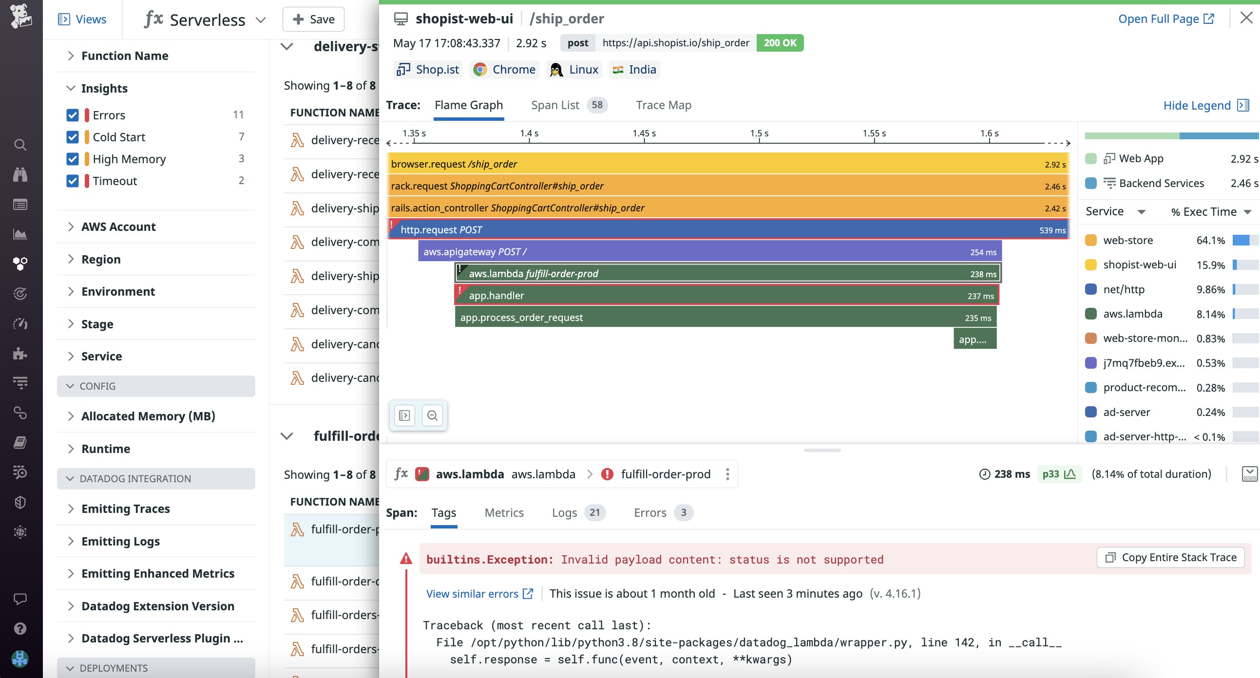 span error span error