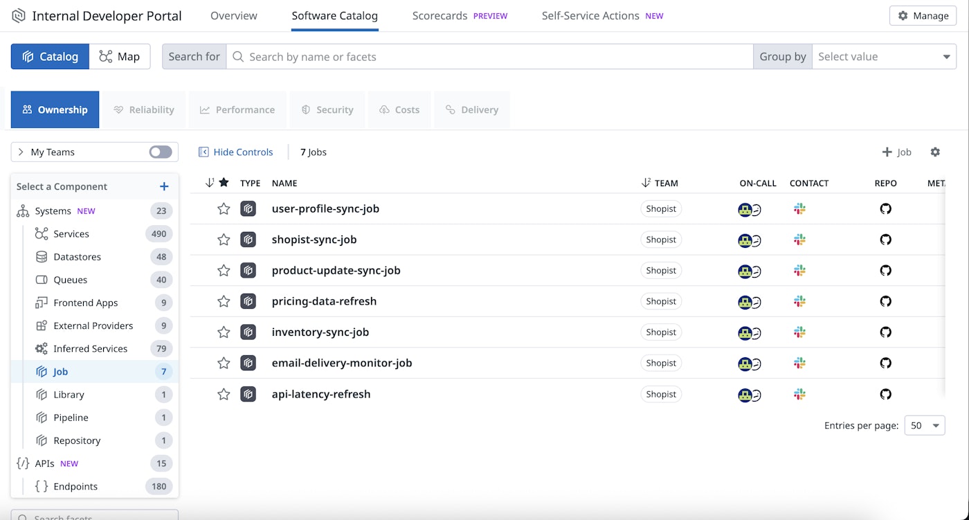 Create custom entities in Datadog Software Catalog Create custom entities in Datadog Software Catalog
