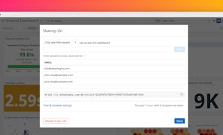Share Datadog dashboards securely with anyone outside of your organization