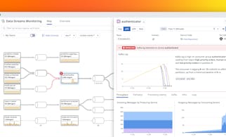 Track and improve the performance of streaming data pipelines with Datadog Data Streams Monitoring
