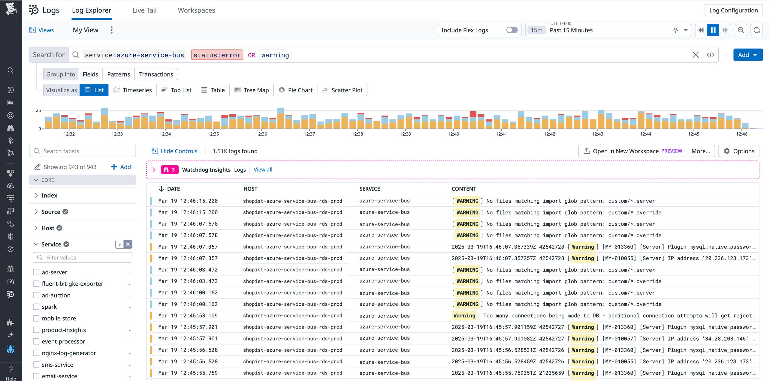 Monitor the performance of queues and topics with Azure Service Bus