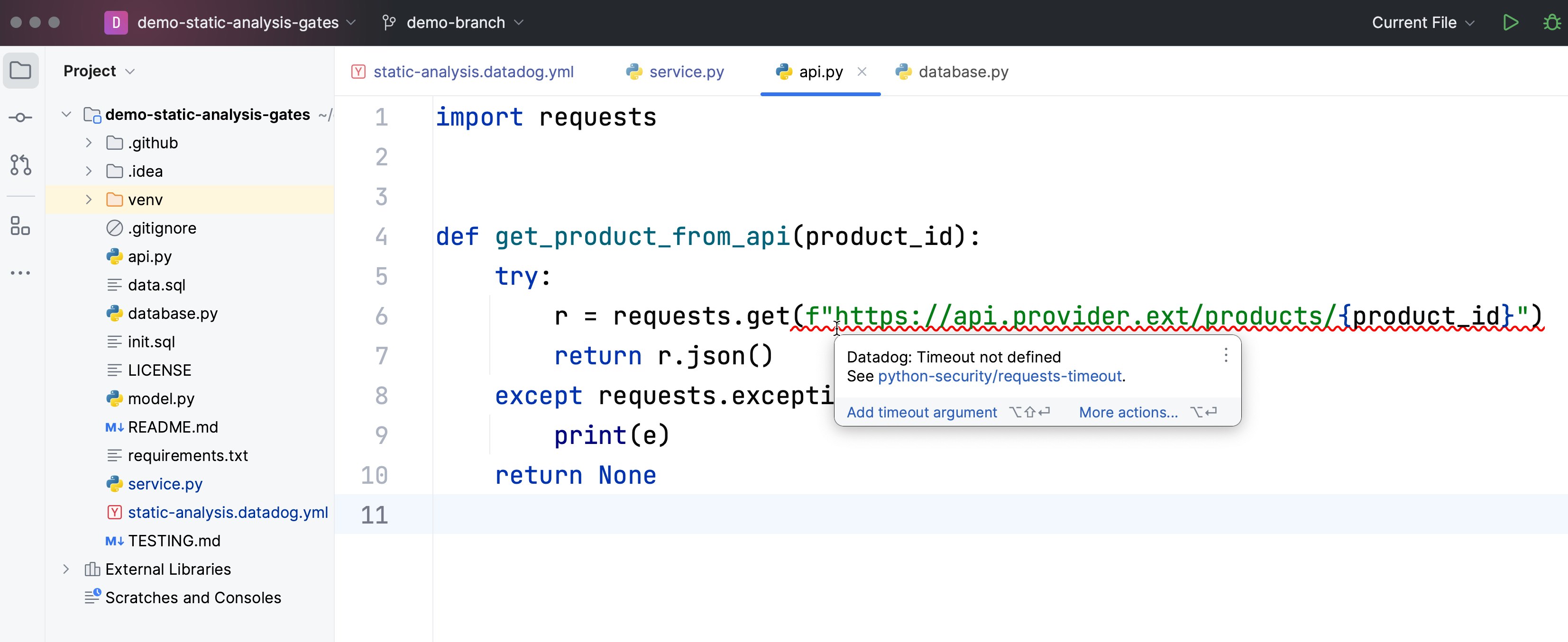 Quickly resolve code issues with our plugin's suggested fix feature. Quickly resolve code issues with our plugin's suggested fix feature.