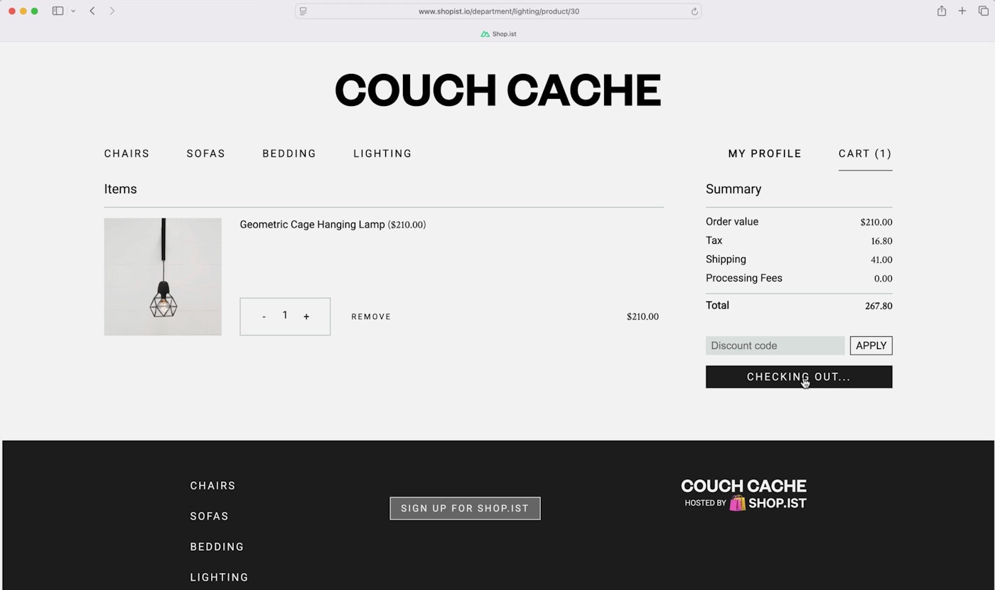 The web store is unable to proceed after you attempt to checkout. The web store is unable to proceed after you attempt to checkout.
