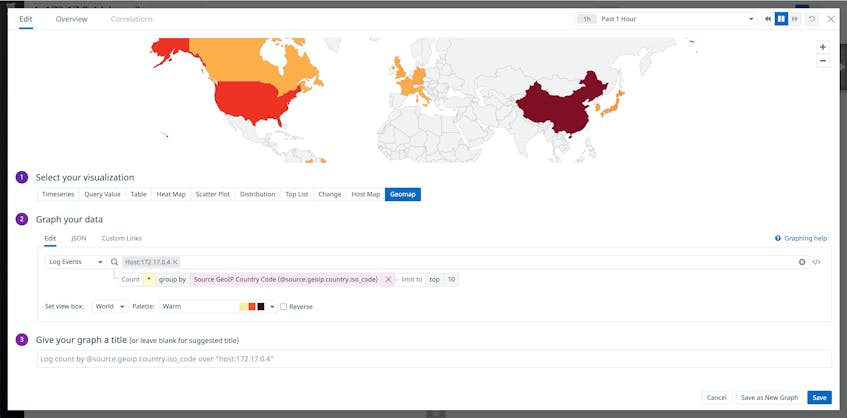 Use Datadog Geomaps to Visualize Your App Data by Location | Datadog