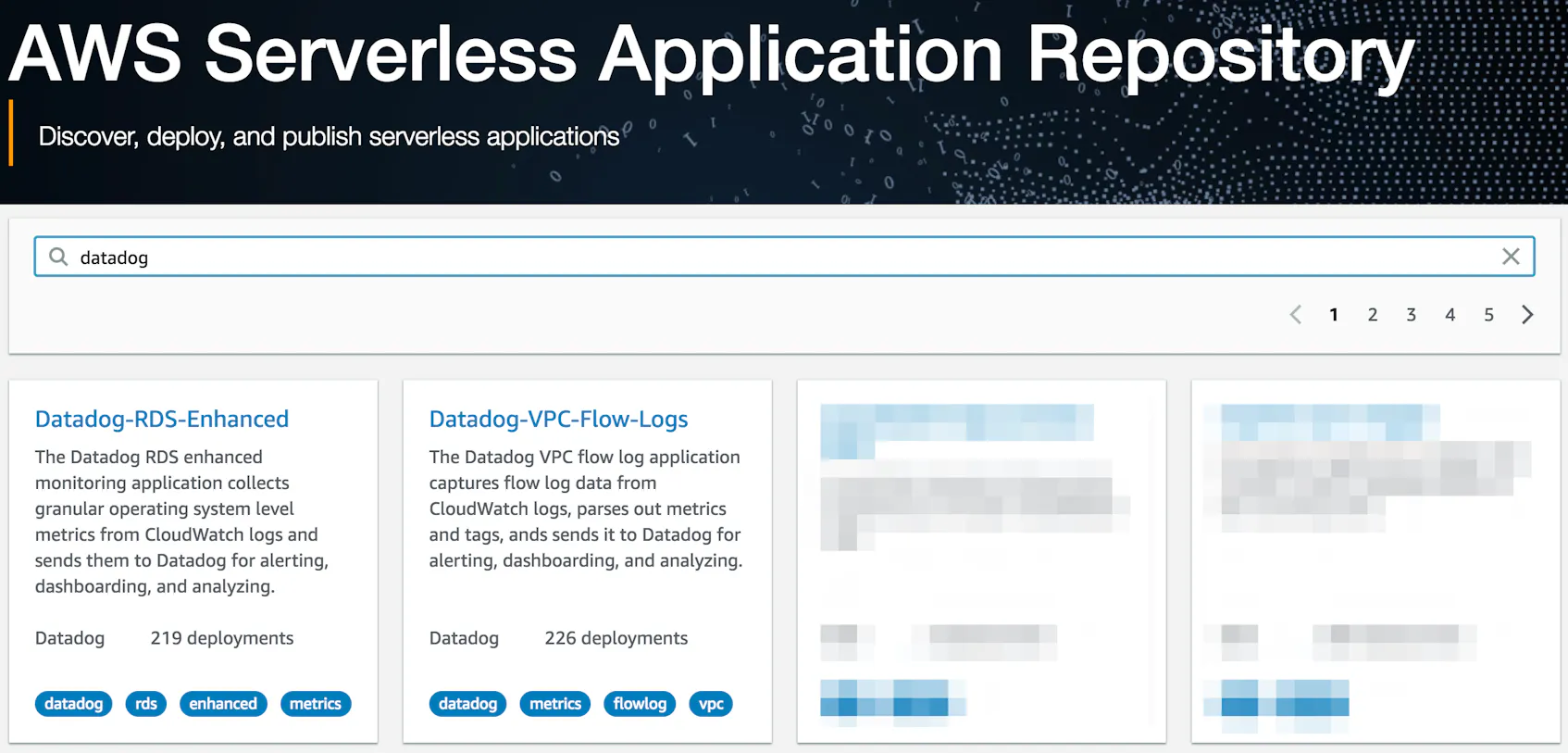 Datadog Is in the AWS Serverless Application Repository | Datadog