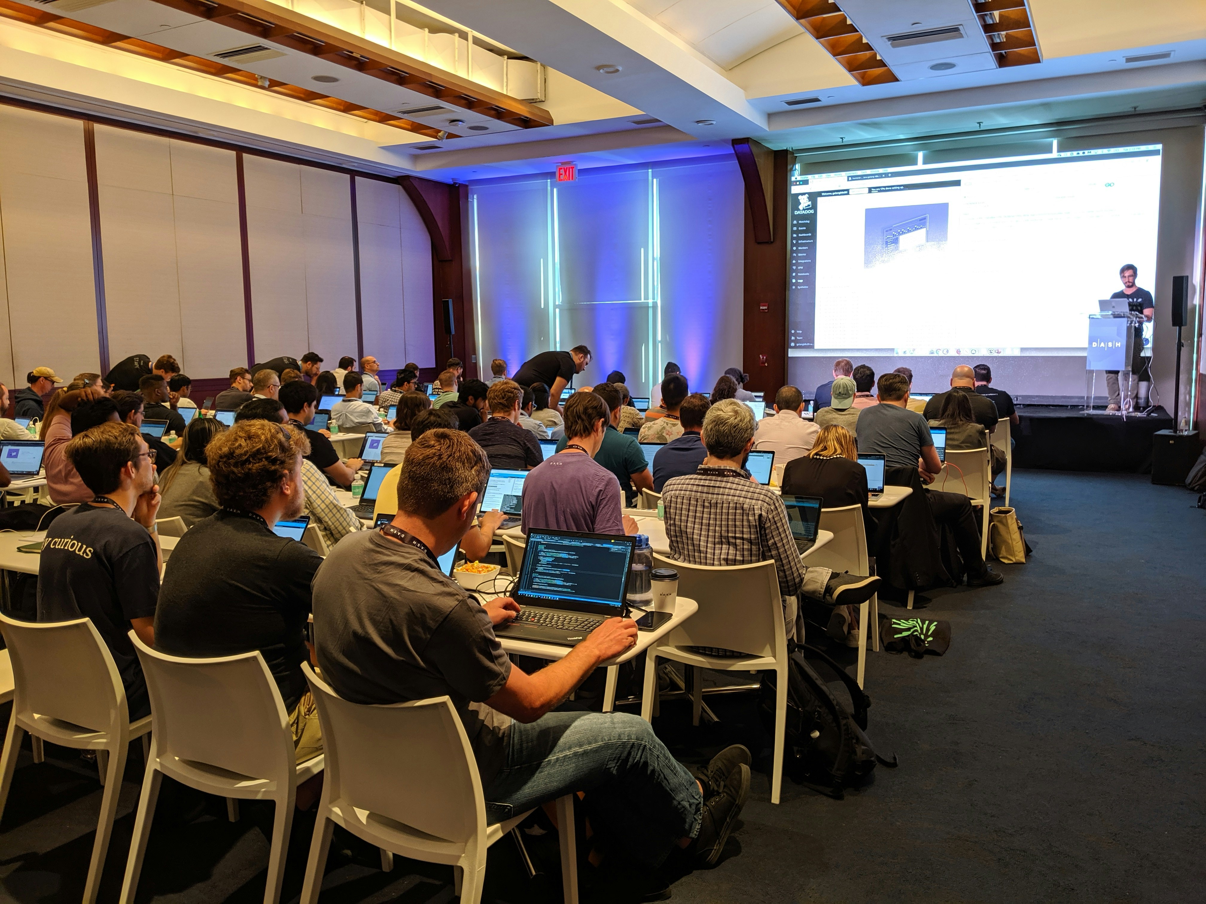 Get hands-on training from Datadog engineers in workshops. Get hands-on training from Datadog engineers in workshops.