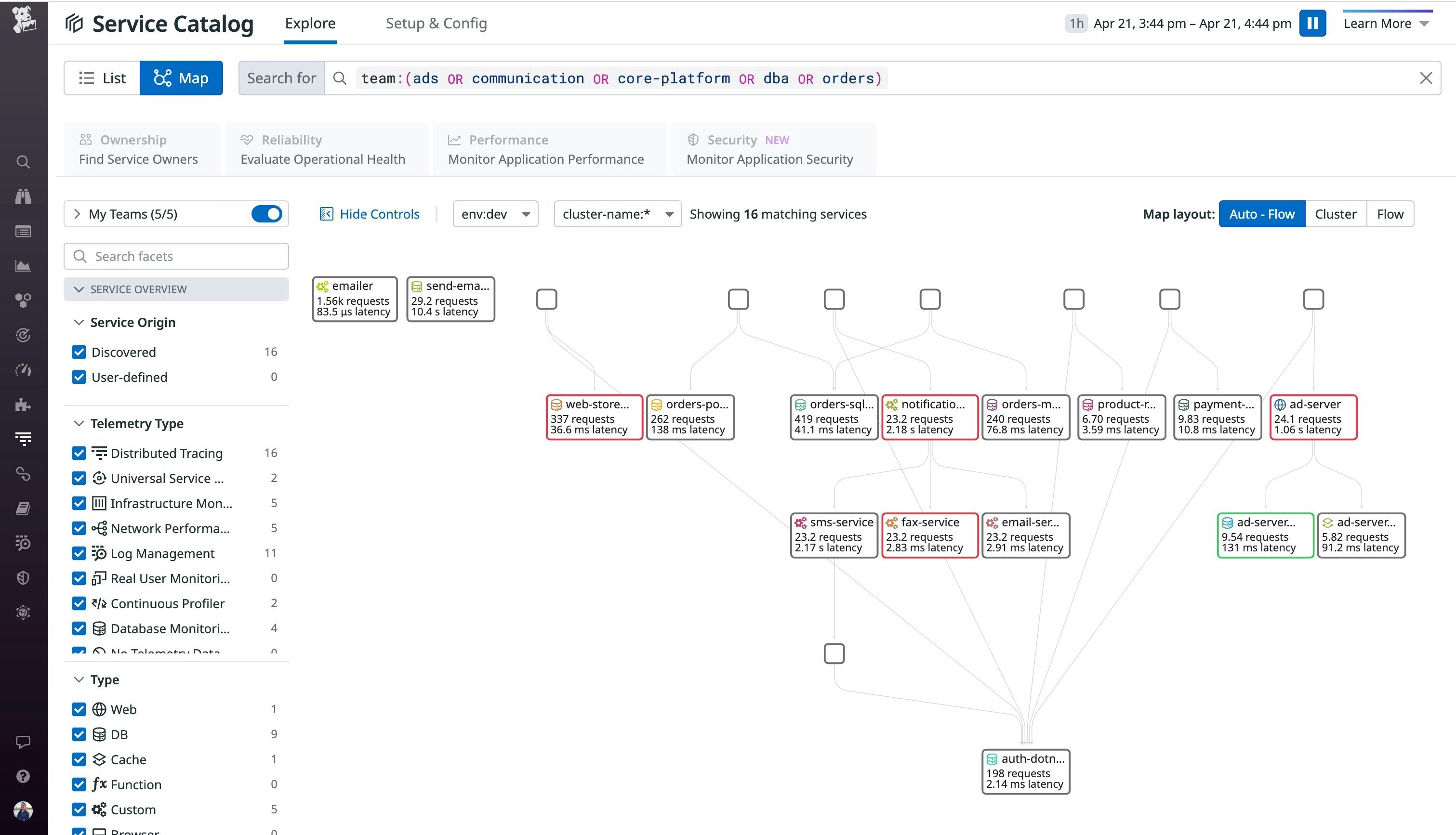 datadog-teams-team-filter