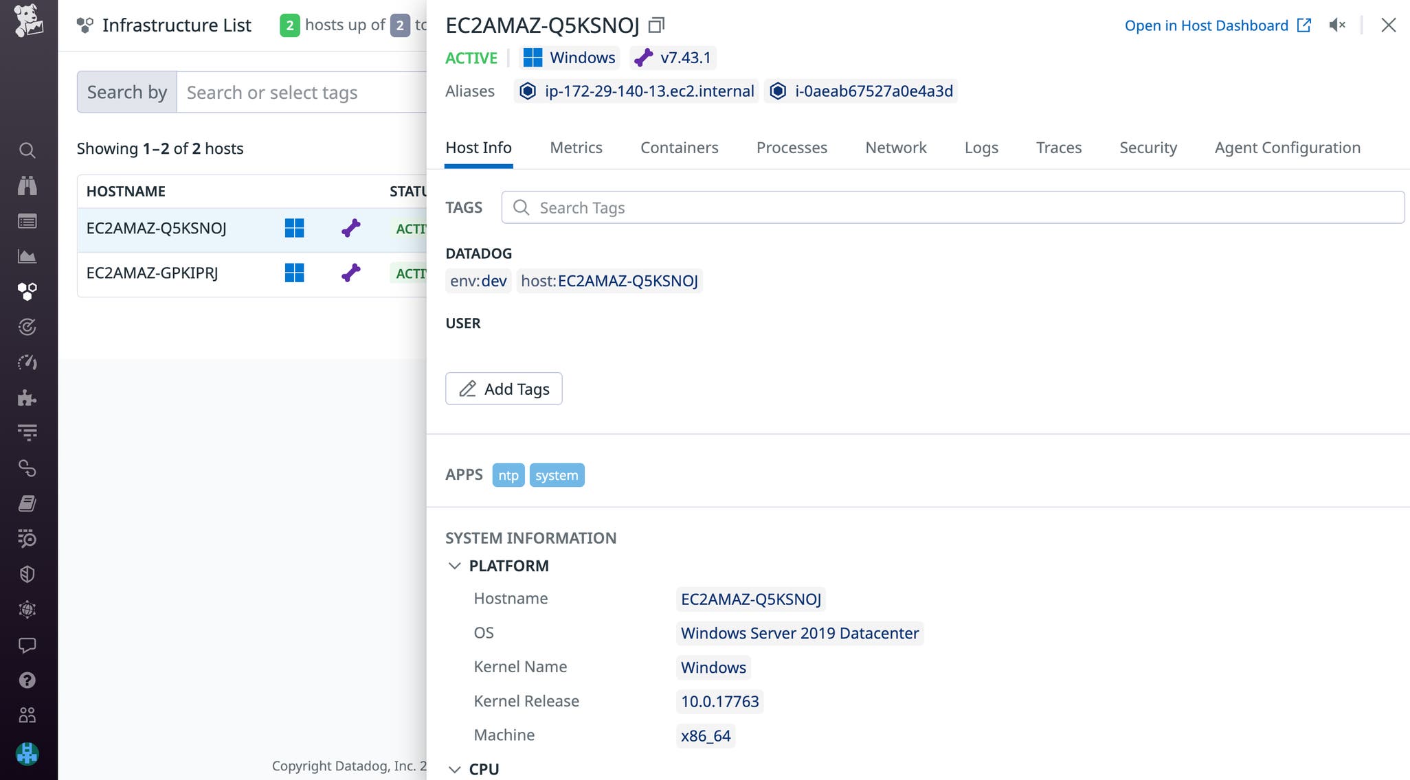 How to deploy the Datadog Agent on Windows with Ansible | Datadog