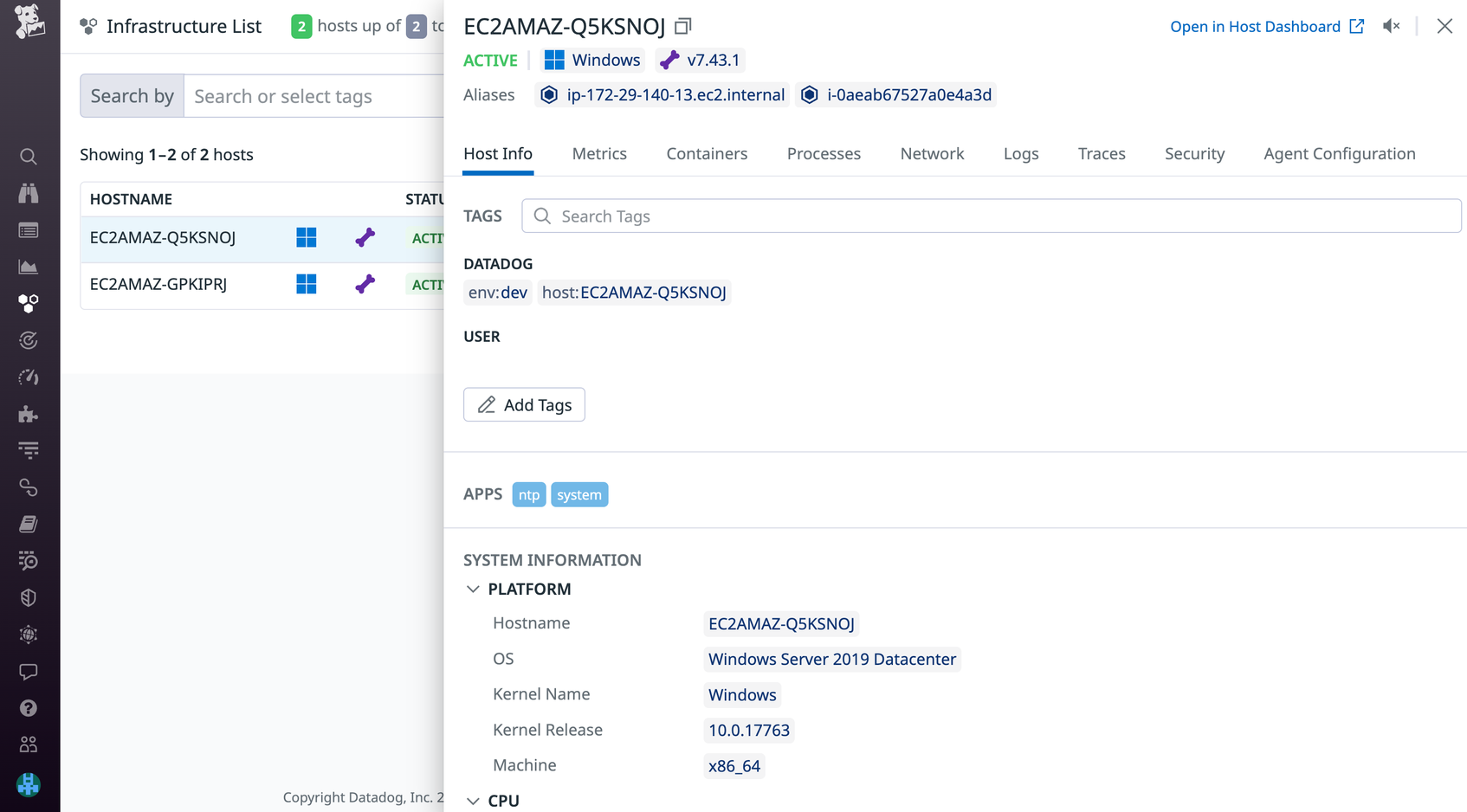 How to Deploy the Datadog Agent on Windows With Ansible | Datadog