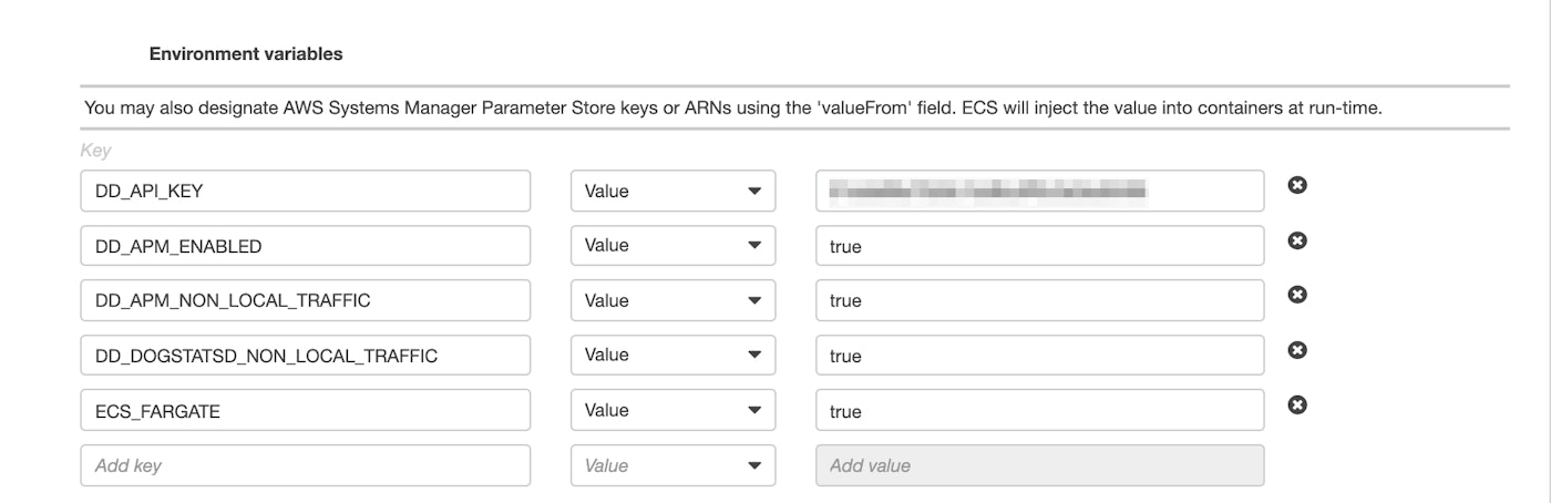 Environment variables for the Datadog Agent Environment variables for the Datadog Agent