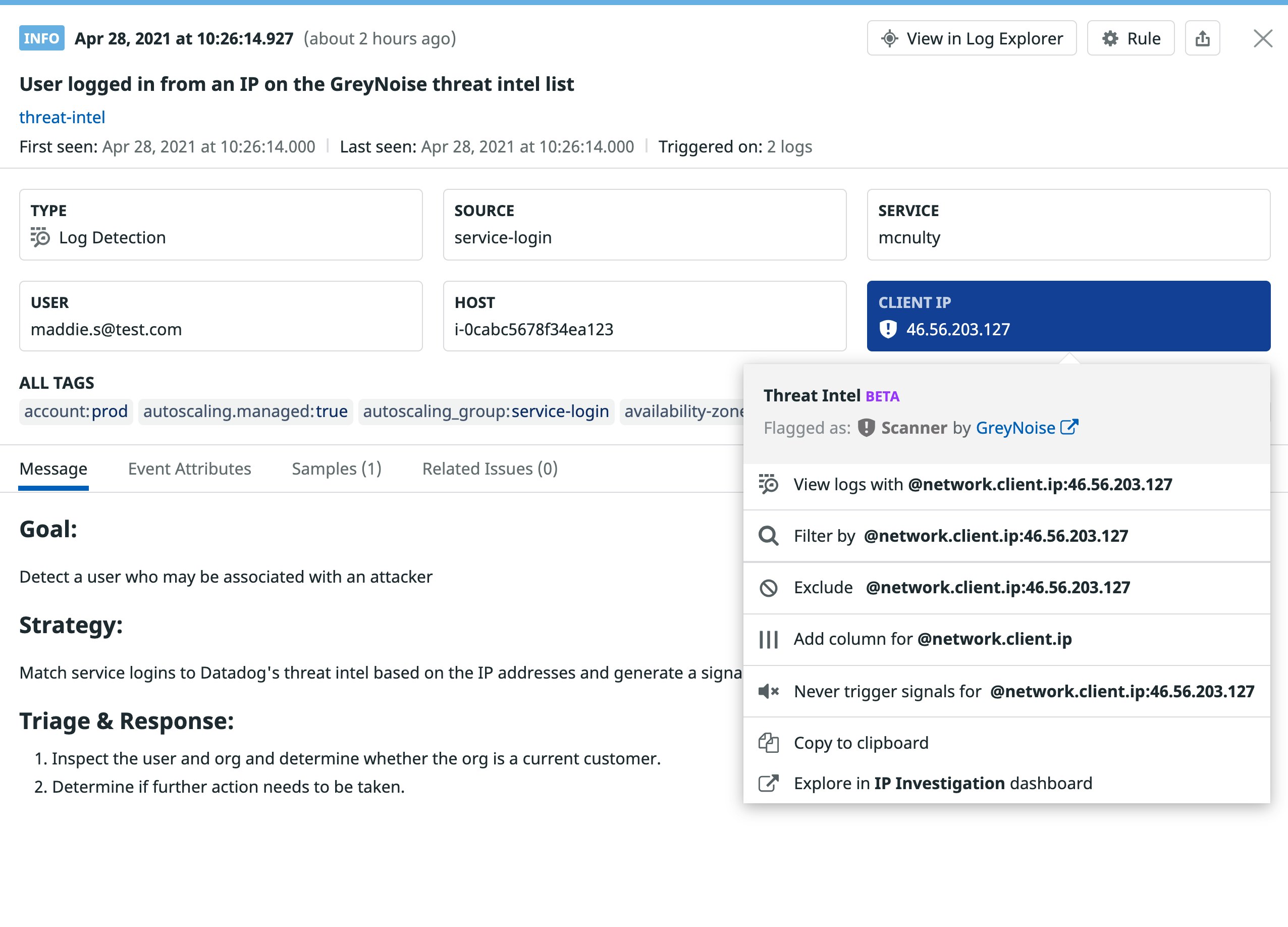 Detect malicious activity with curated threat intelligence. Detect malicious activity with curated threat intelligence.