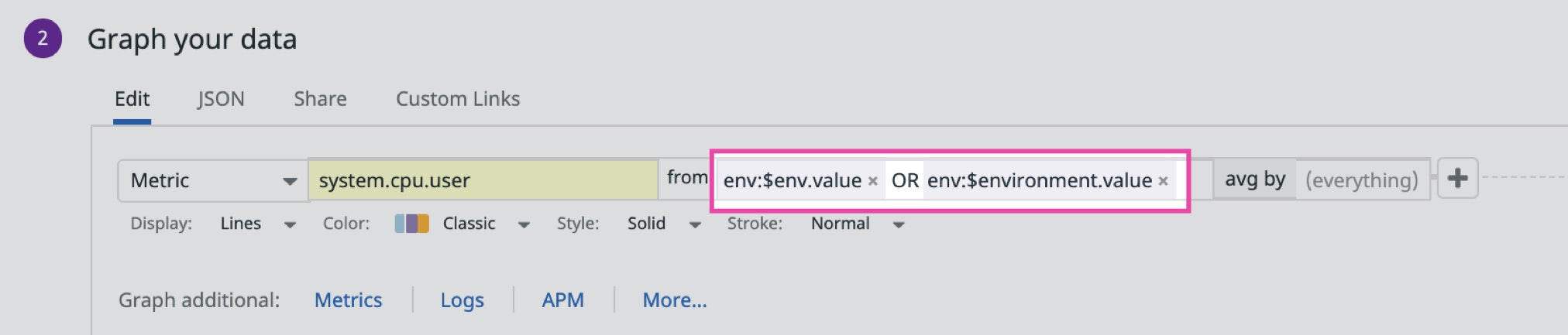 Using the new syntax, you can form graph queries that account for conflicts in your tagging convention(s). Using the new syntax, you can form graph queries that account for conflicts in your tagging convention(s).
