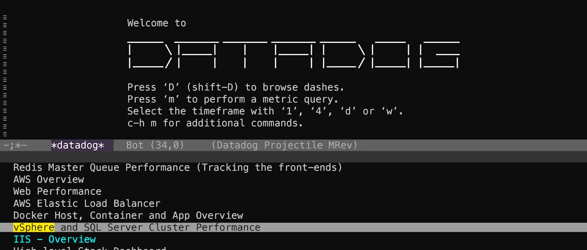 Emacs fans rejoice: Datadog mode is here