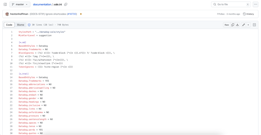 How We Use Vale to Improve Our Documentation Editing Process | Datadog