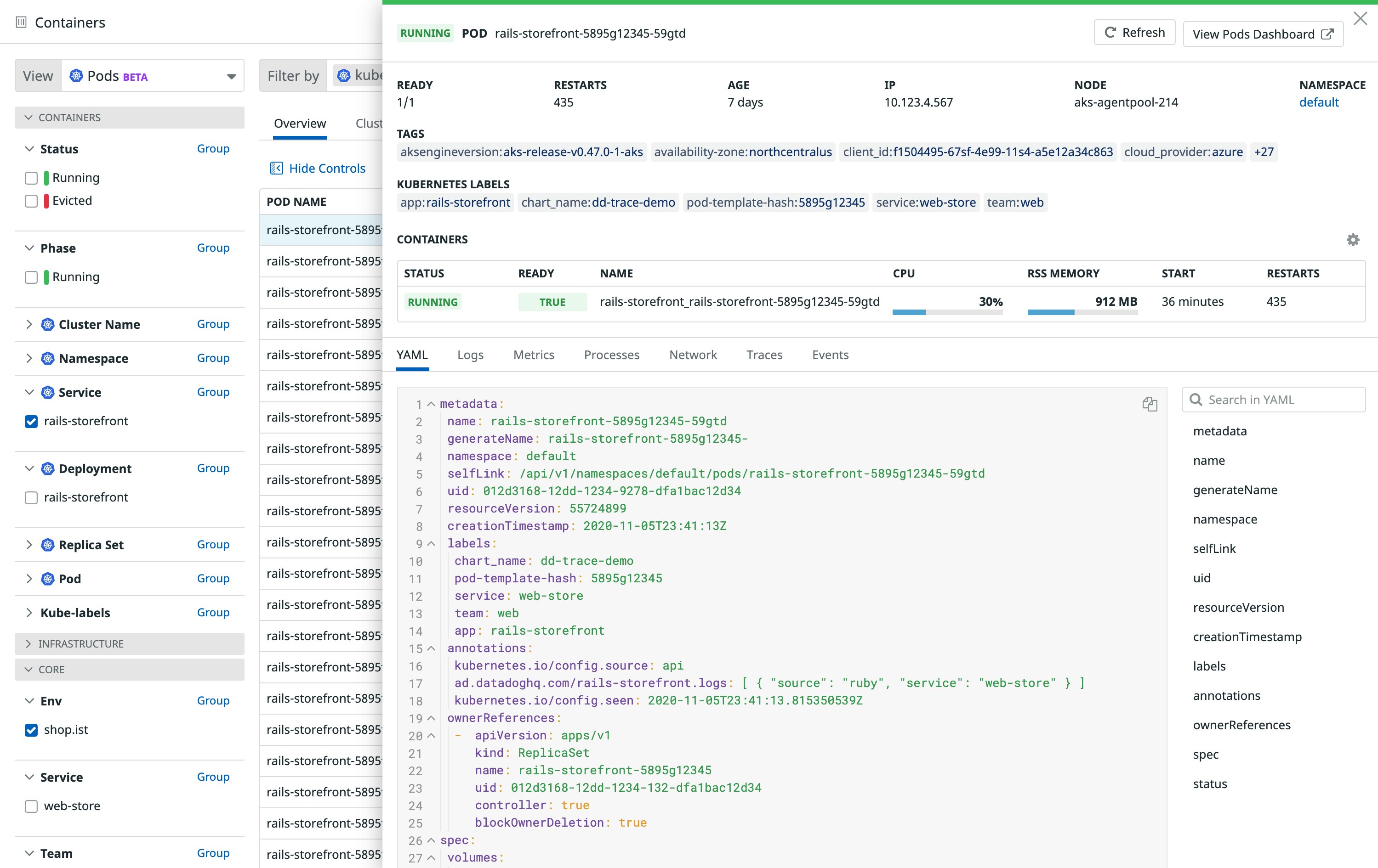 Monitor the health of your Kubernetes pods Monitor the health of your Kubernetes pods