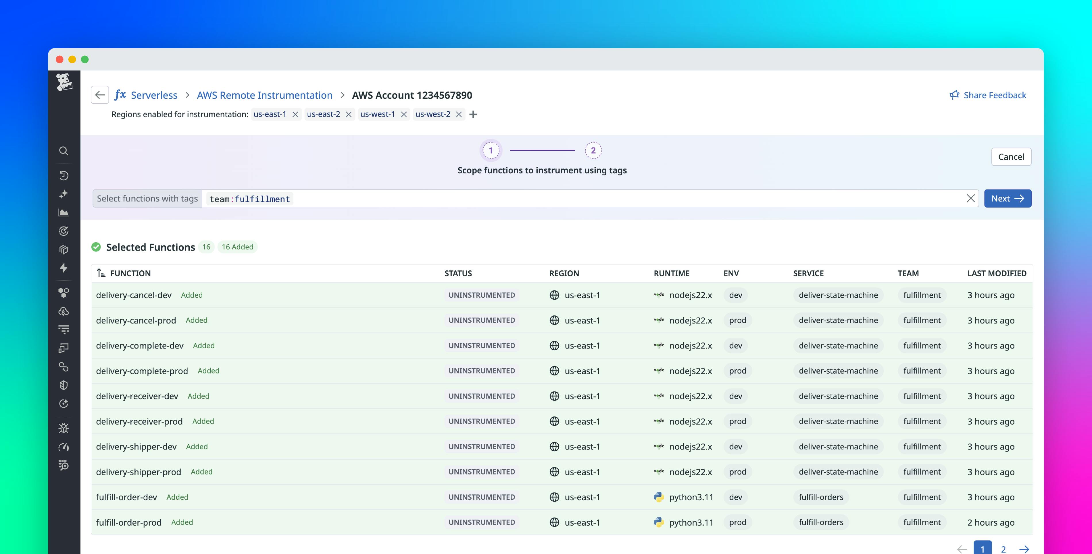 Bring faster visibility into AWS Lambda functions with remote instrumentation