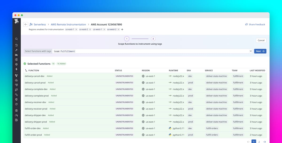 Bring faster visibility into AWS Lambda functions with remote instrumentation