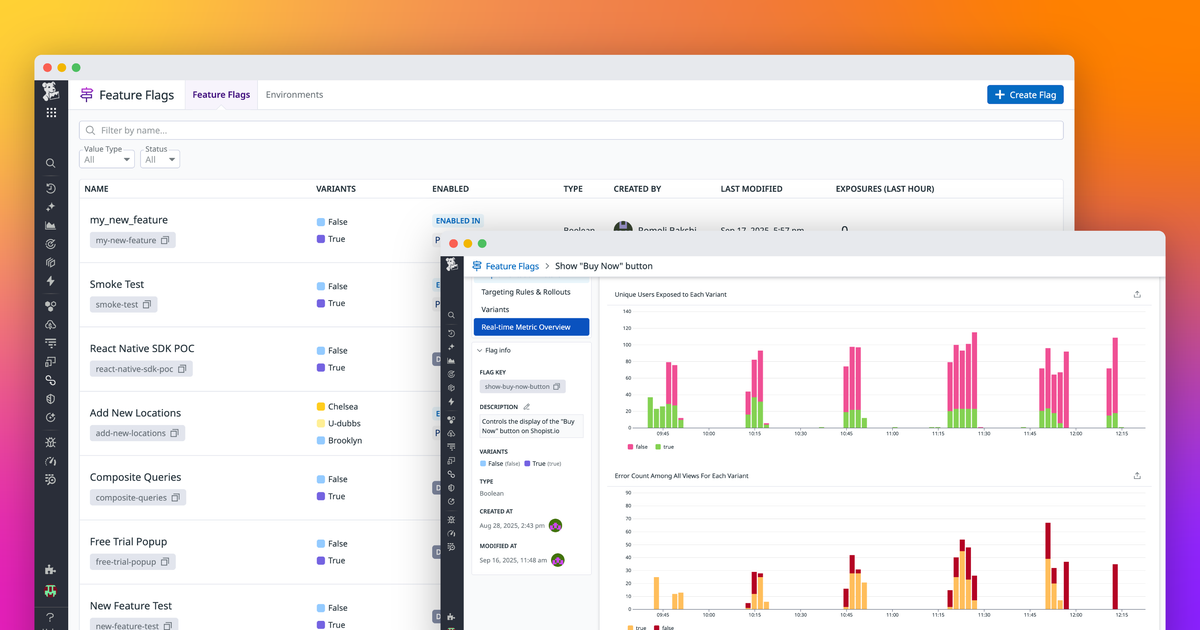 Ship features faster and safer with Datadog Feature Flags | Datadog