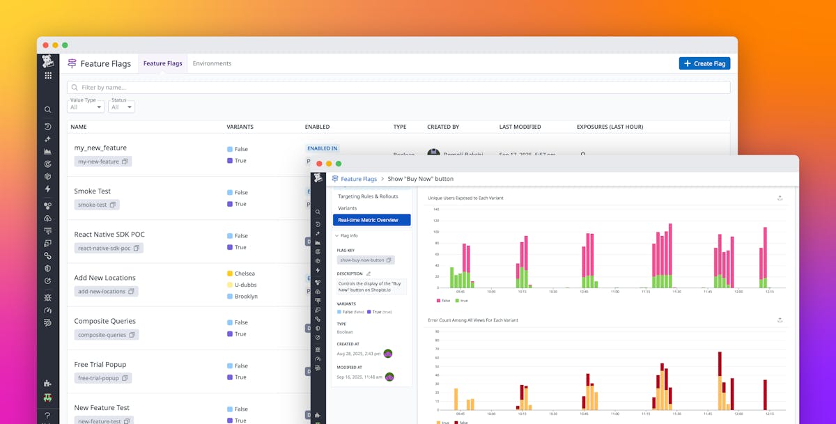 Ship features faster and safer with Datadog Feature Flags