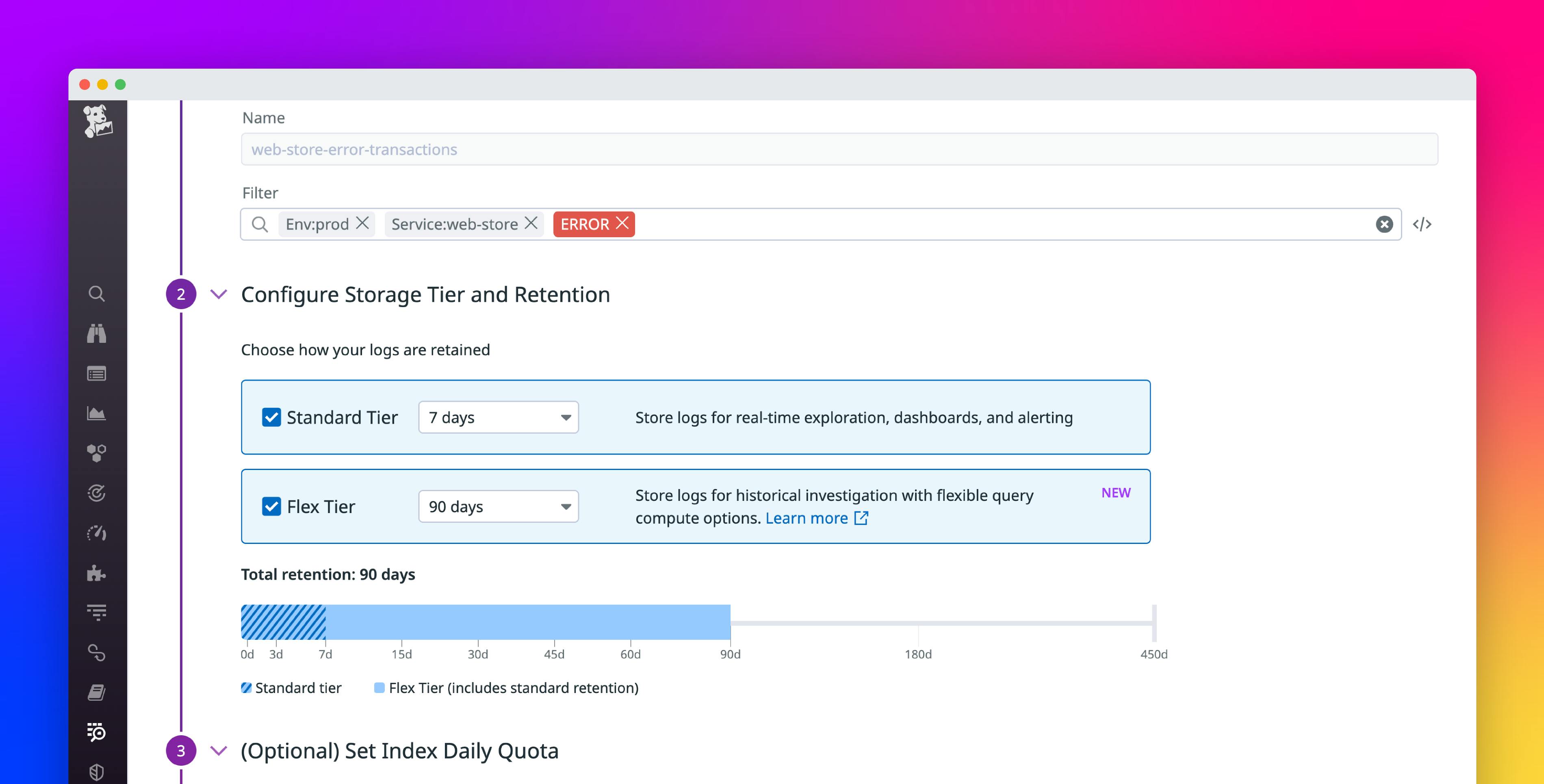 Flex Logs で大量のログを効率的に保存・分析