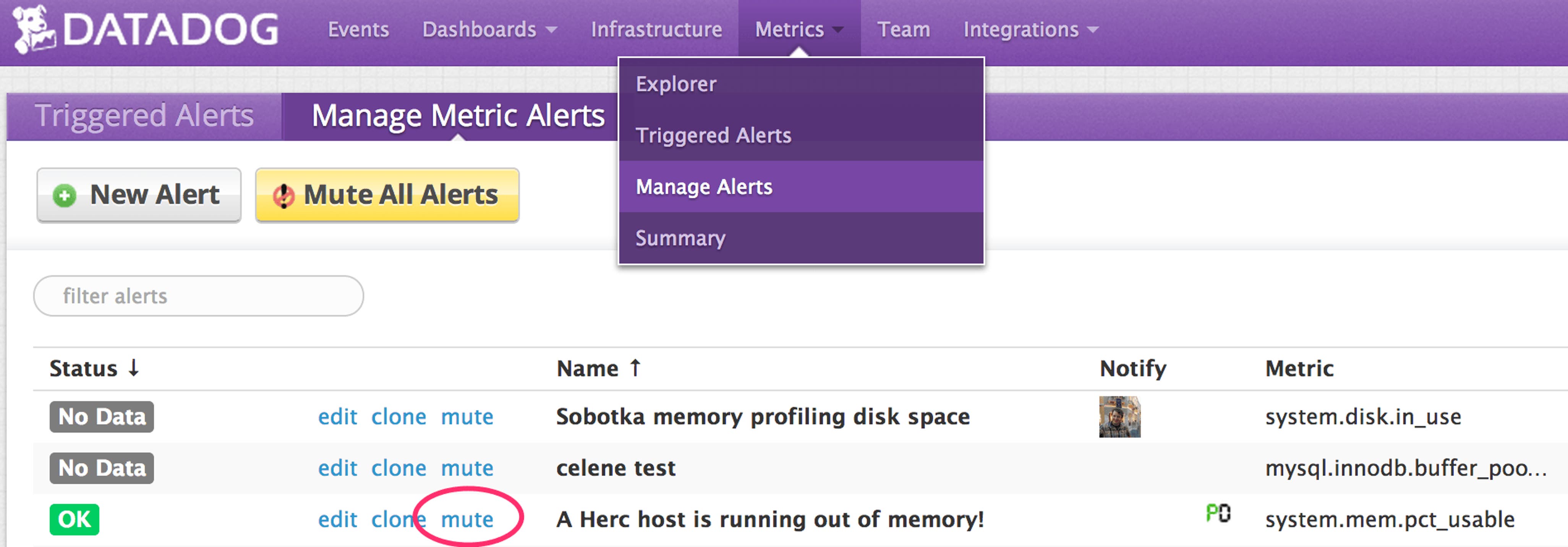 Gain more control of alert notifications | Datadog