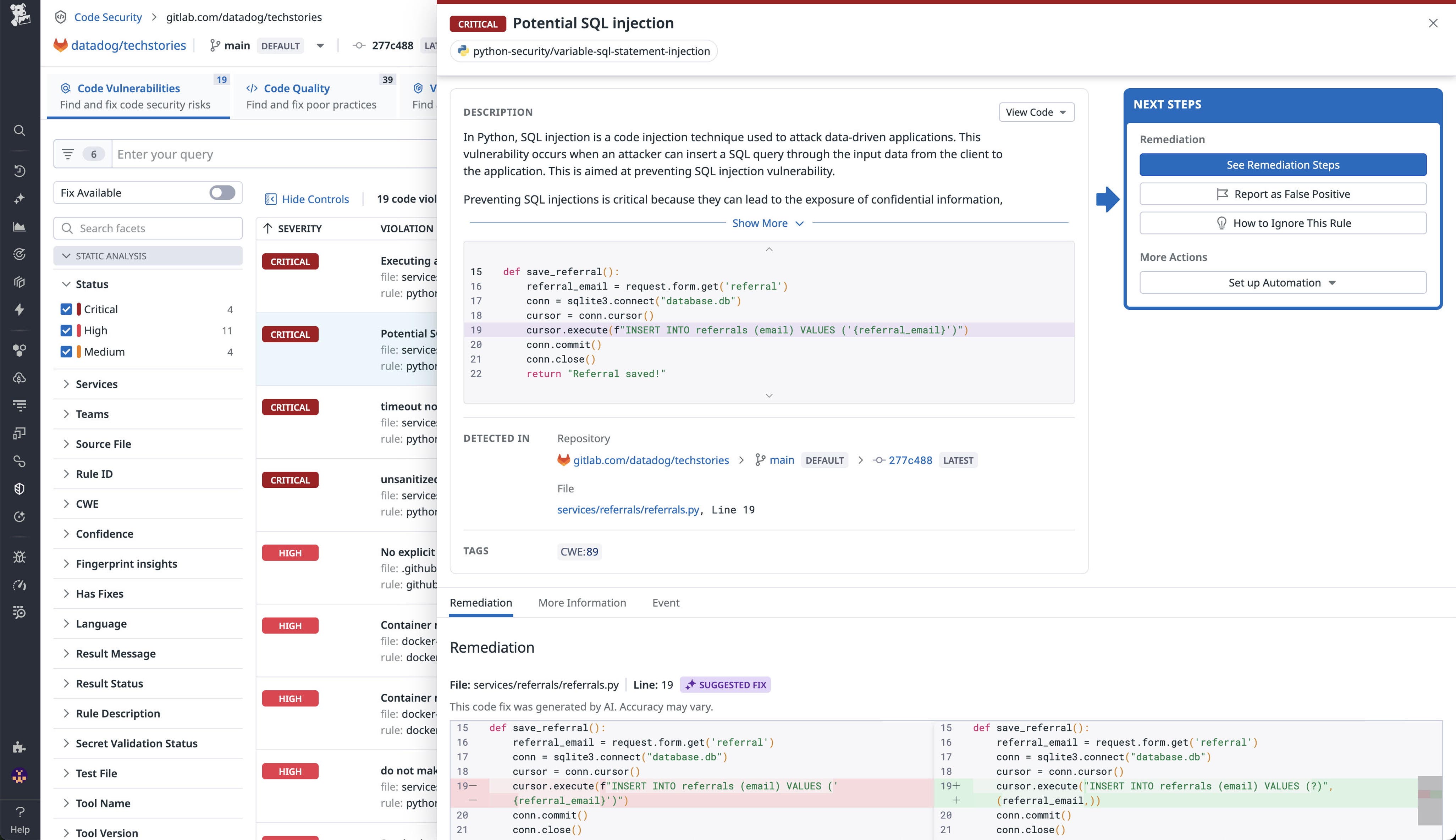Troubleshoot faster with the GitLab Source Code integration in Datadog ...
